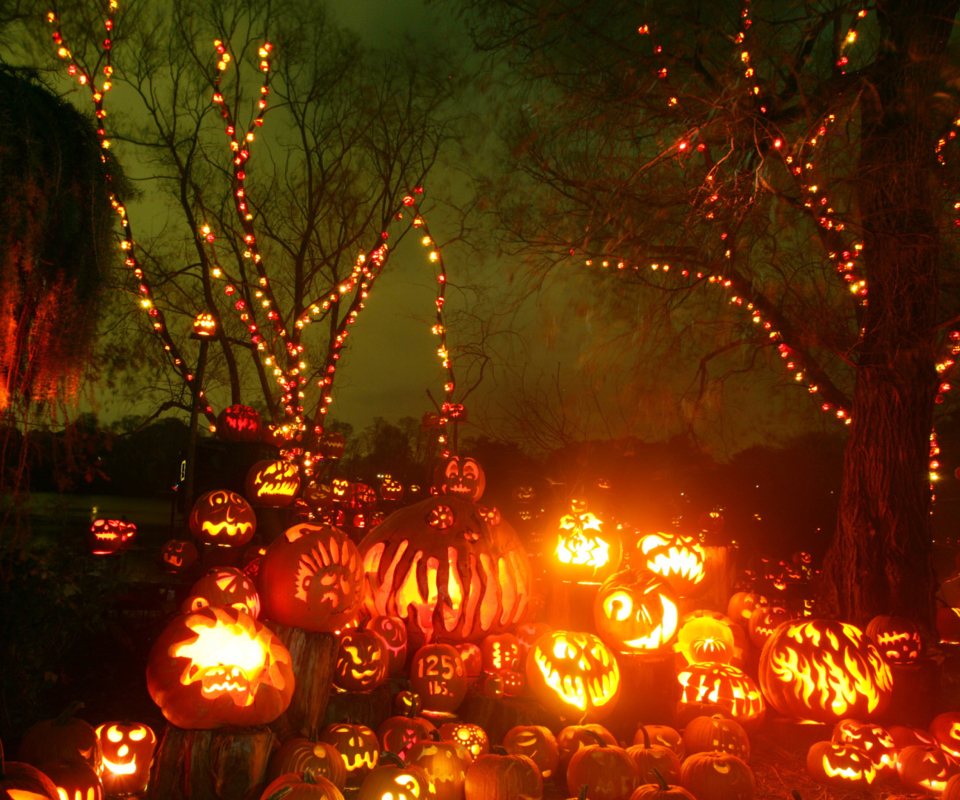 Screenshot №1 pro téma Halloween Pumpkins 960x800
