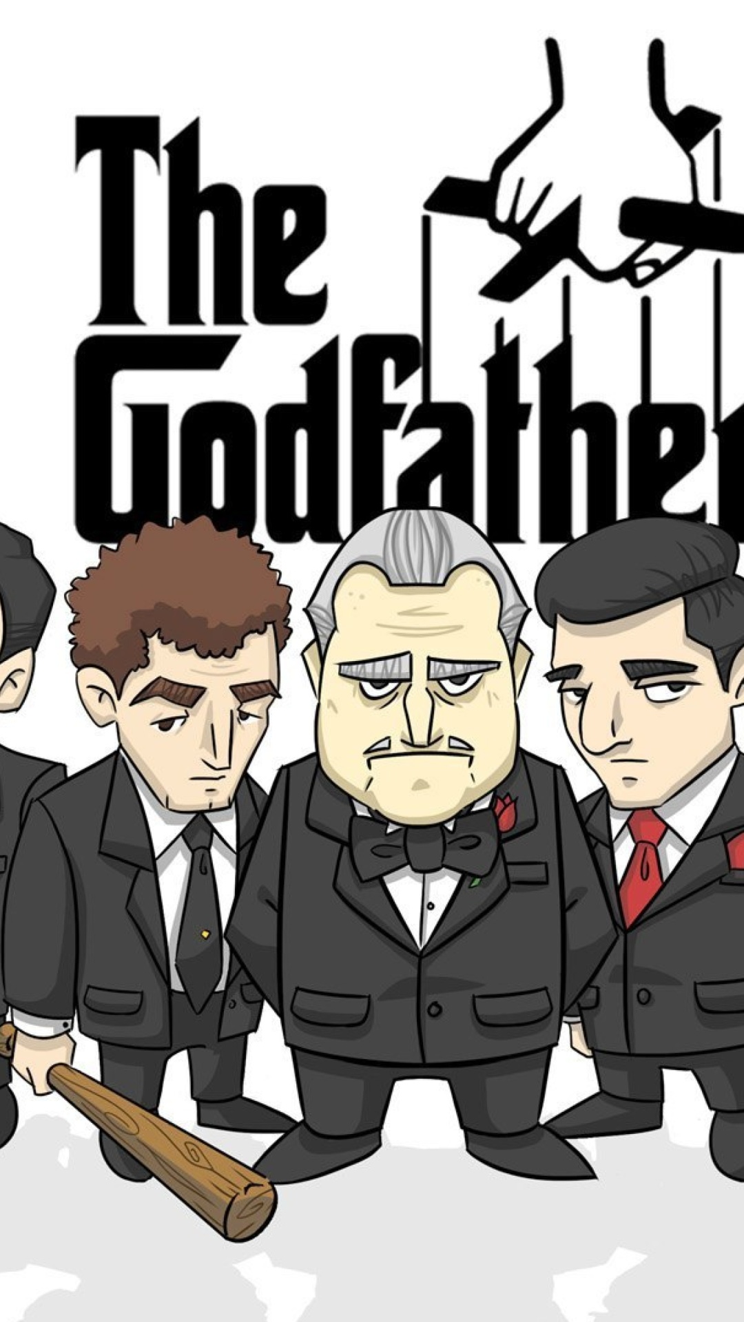 Обои The Godfather Crime Film 1080x1920
