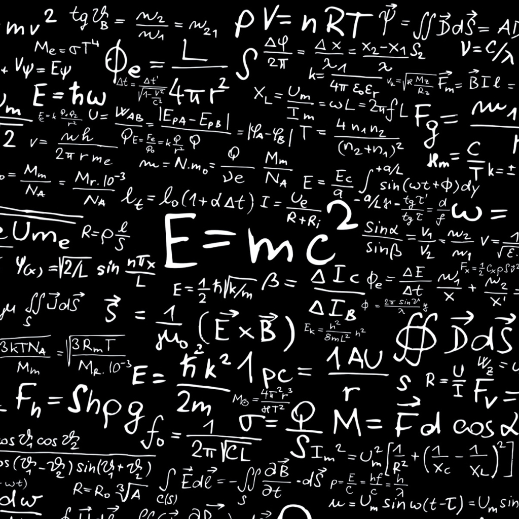 Energy Formula wallpaper 1024x1024