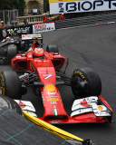 Das Ferrari Formula 1 Monaco Wallpaper 128x160