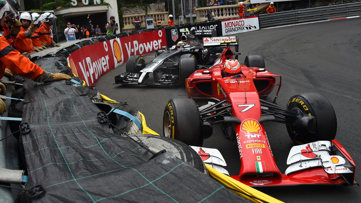 Screenshot №1 pro téma Ferrari Formula 1 Monaco 1366x768