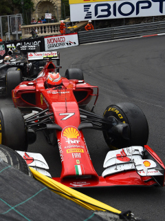 Обои Ferrari Formula 1 Monaco 240x320