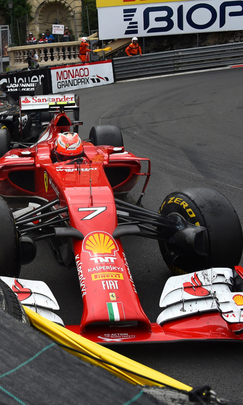 Fondo de pantalla Ferrari Formula 1 Monaco 480x800