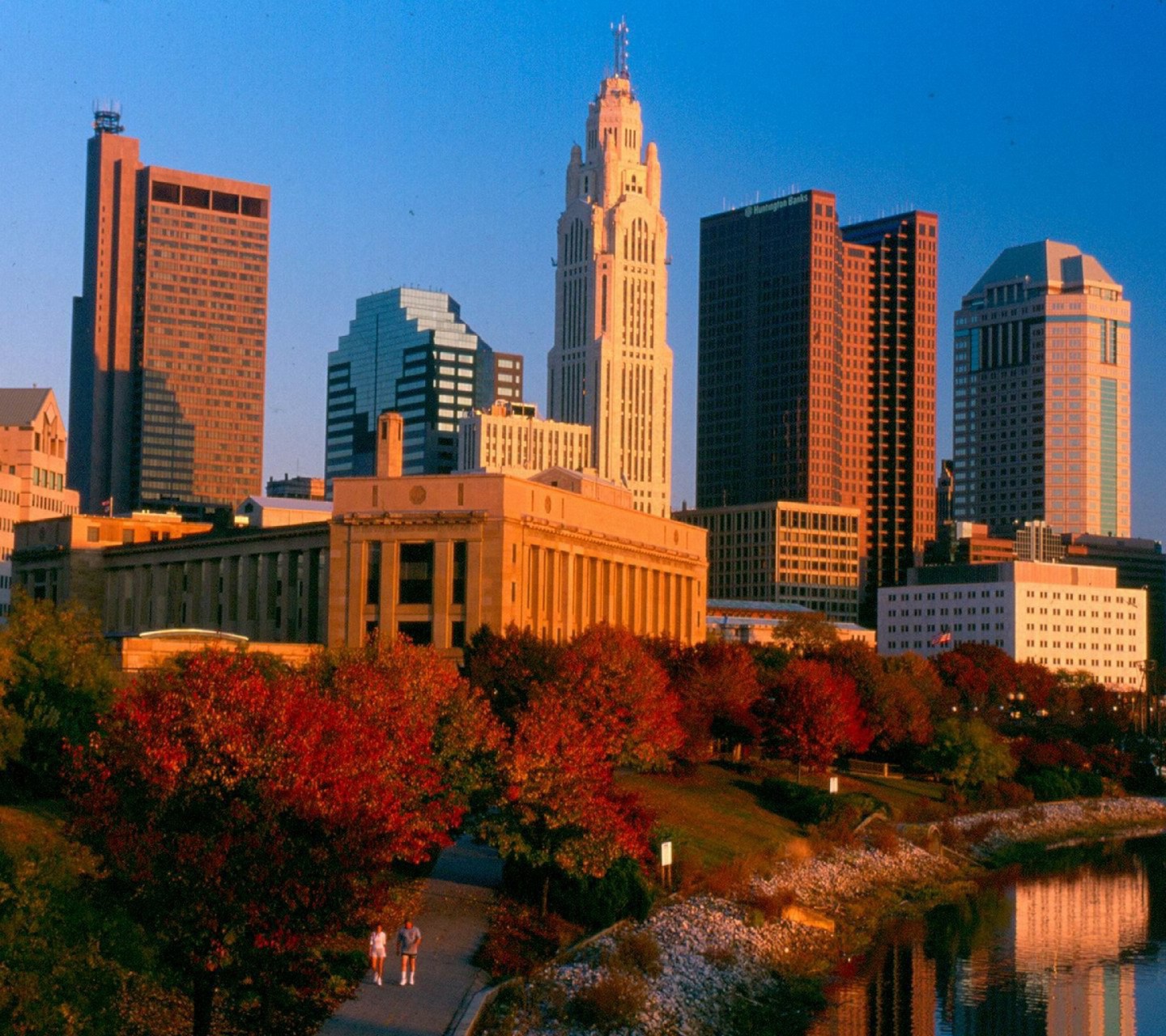 Screenshot №1 pro téma Columbus Skyline, Ohio, USA 1440x1280