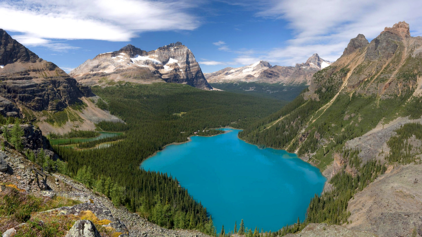 Screenshot №1 pro téma Canada Landscape 1366x768