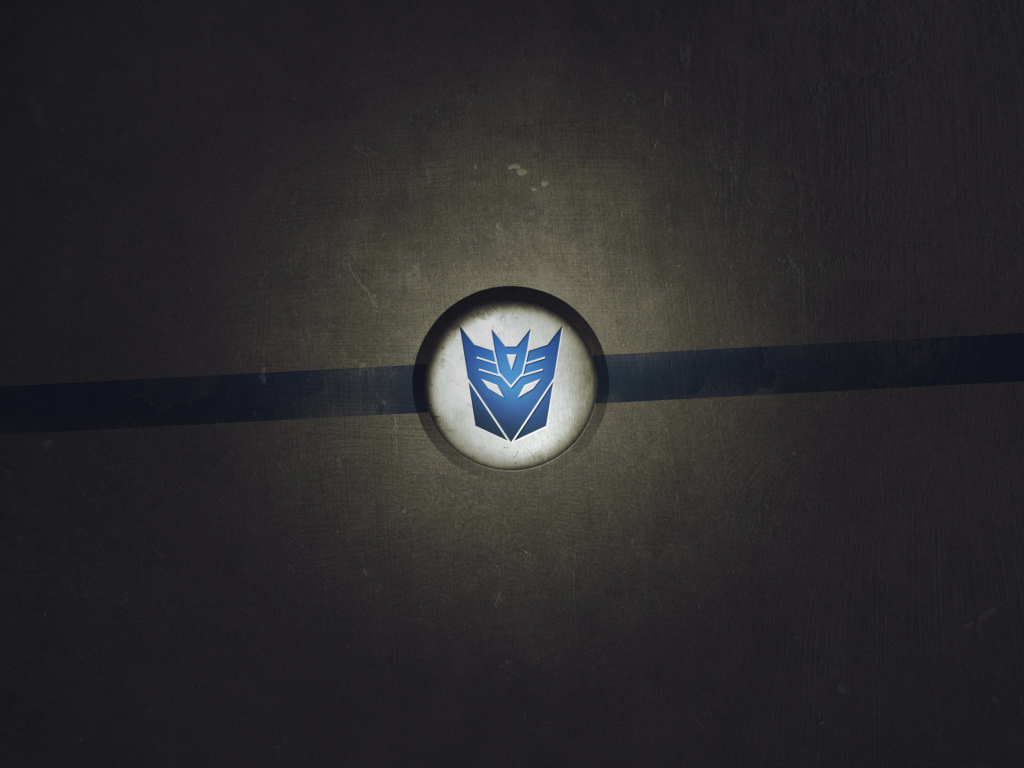 Das Transformers Logo Wallpaper 1024x768
