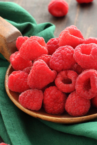 Beautiful raspberry wallpaper 320x480