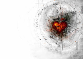 Heart Abstract - Obrázkek zdarma pro 1600x900