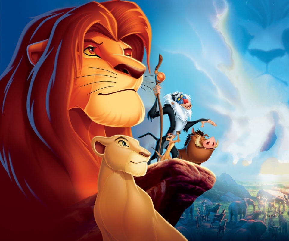 Das Lion King Cartoon Wallpaper 960x800