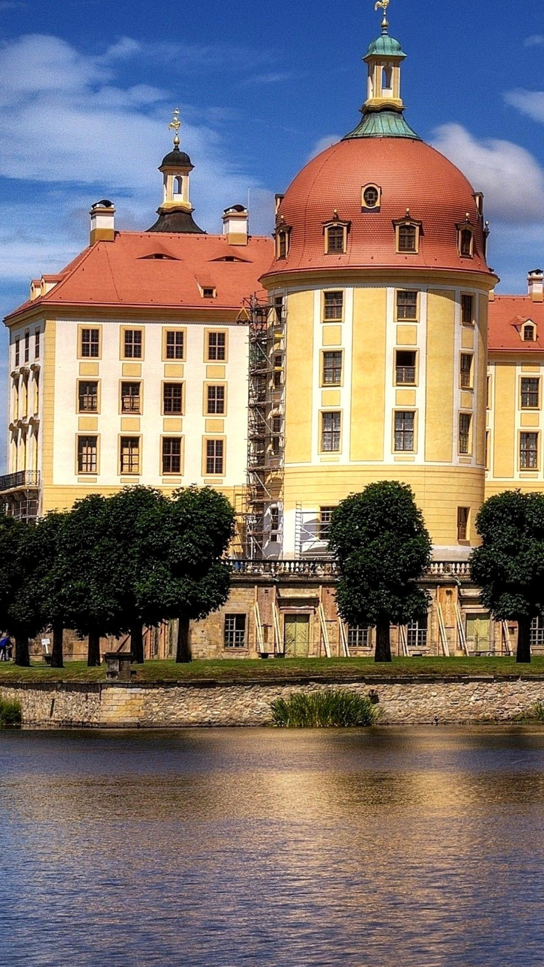 Fondo de pantalla Moritzburg Castle in Saxony 1080x1920