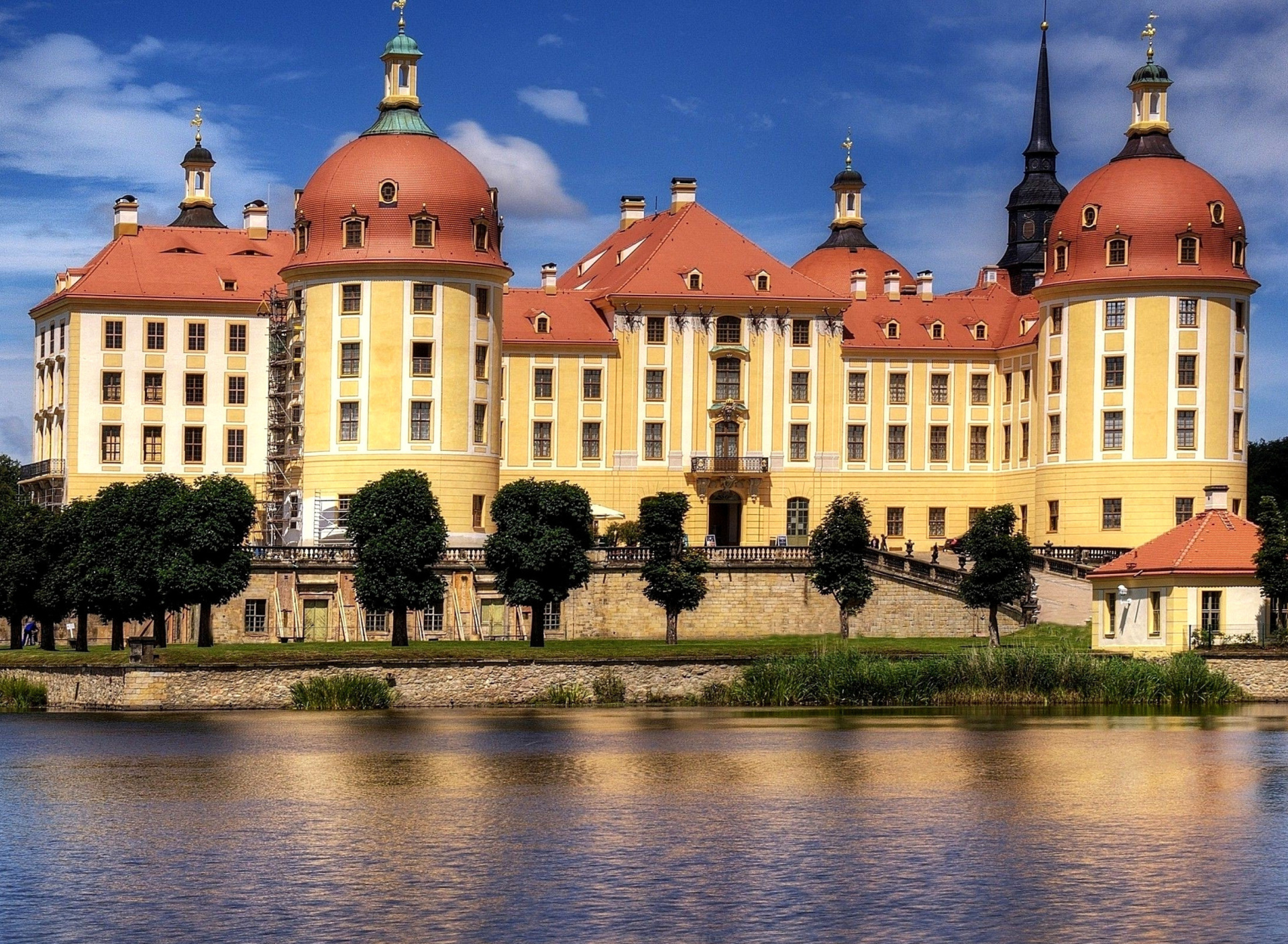 Fondo de pantalla Moritzburg Castle in Saxony 1920x1408