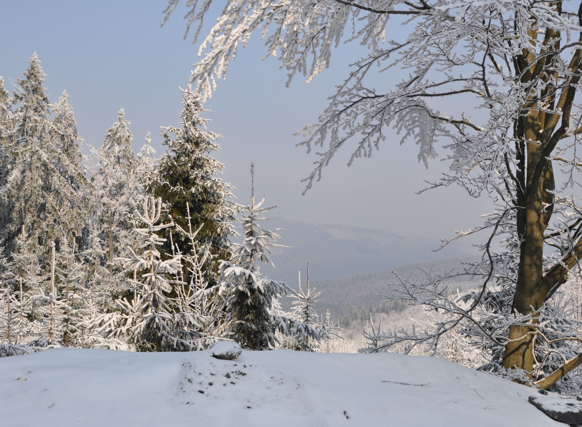Snow landscape screenshot #1 1920x1408