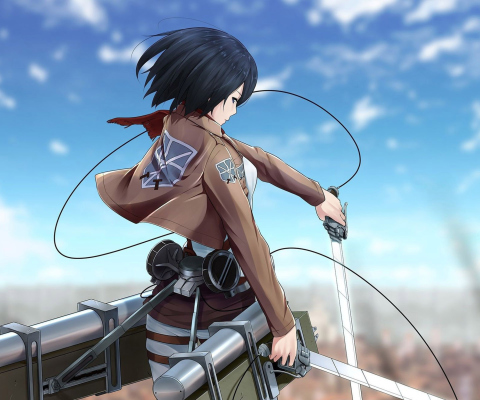 Screenshot №1 pro téma Mikasa Ackerman - Attack on Titan 1 480x400