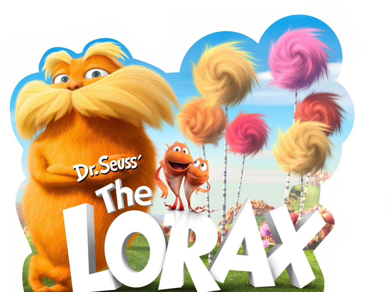 Обои Dr Seuss The Lorax Movie 1280x960