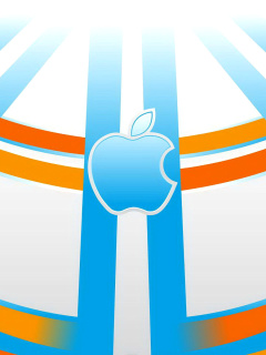 Fondo de pantalla Apple Emblem 240x320