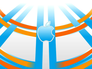 Fondo de pantalla Apple Emblem 320x240