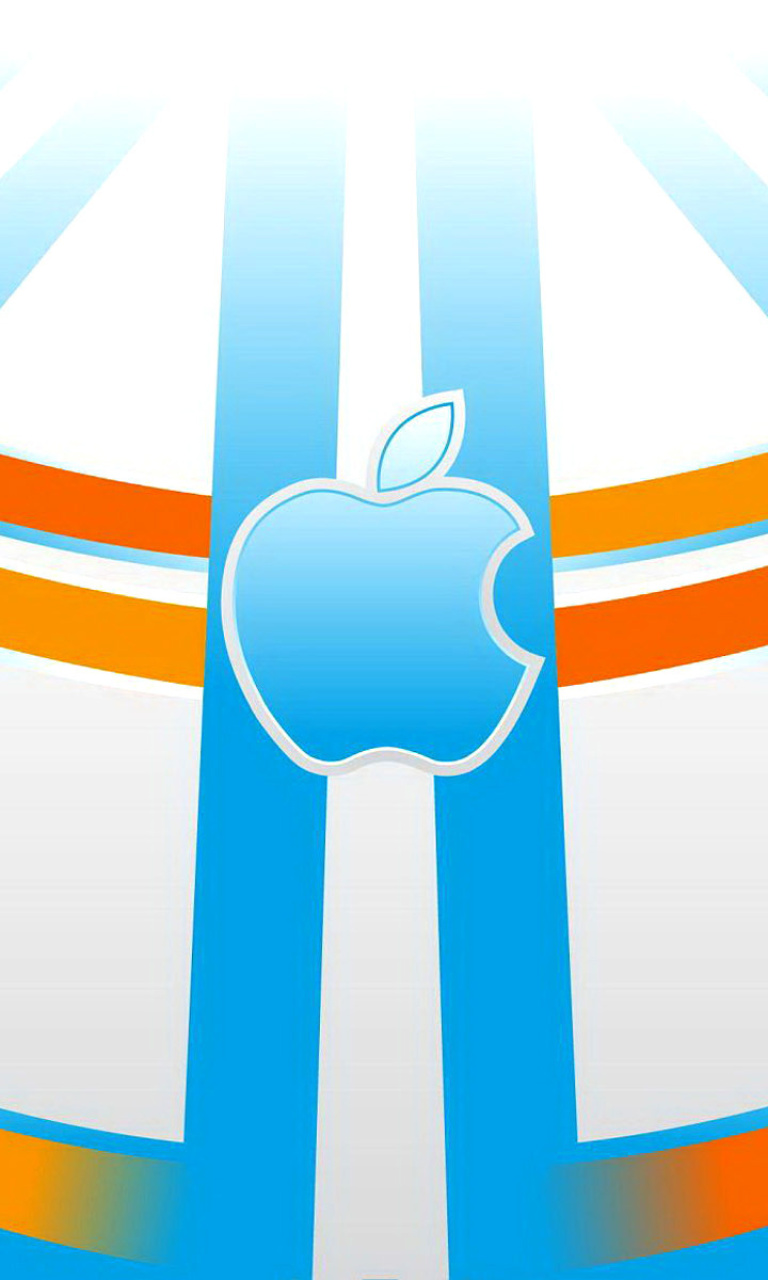Das Apple Emblem Wallpaper 768x1280
