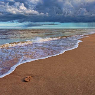 Beach & Clouds - Obrázkek zdarma pro 128x128