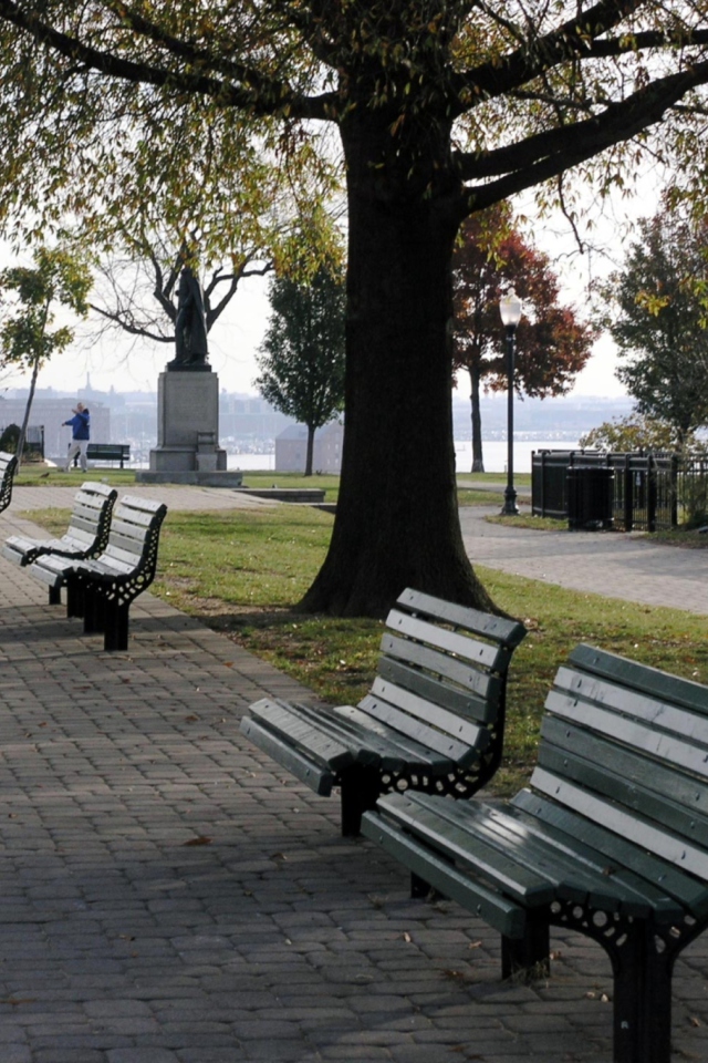 Federal Hill Park In Baltimore wallpaper 640x960