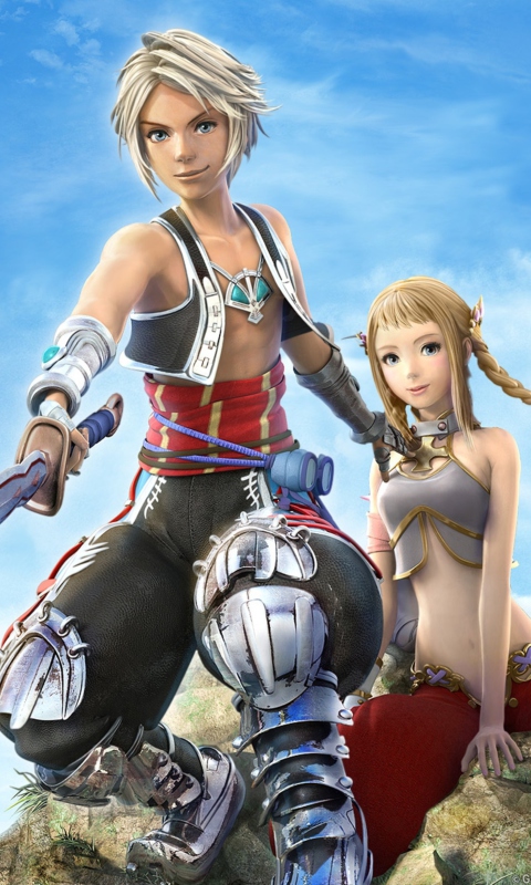 Fondo de pantalla Vaan and Penelo - Final Fantasy XII 480x800