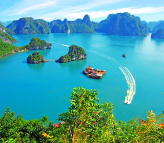Vietnam, Halong Bay sfondi gratuiti per 128x128