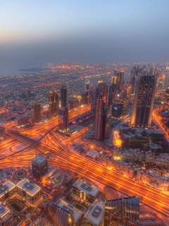 Das United Arab Emirates, Dubai Wallpaper 240x320