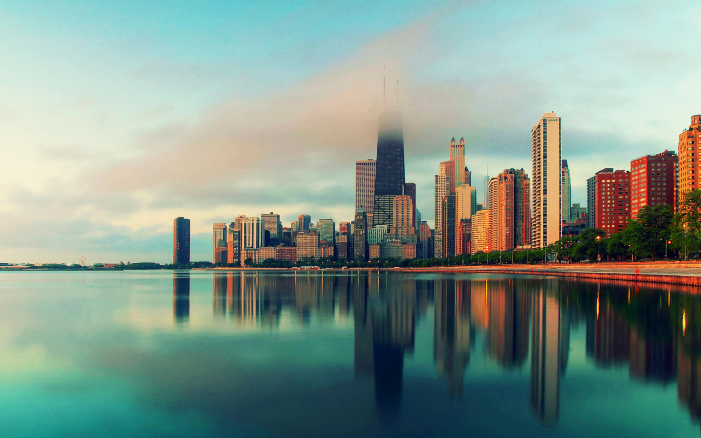 Screenshot №1 pro téma Chicago Cityscape 1440x900