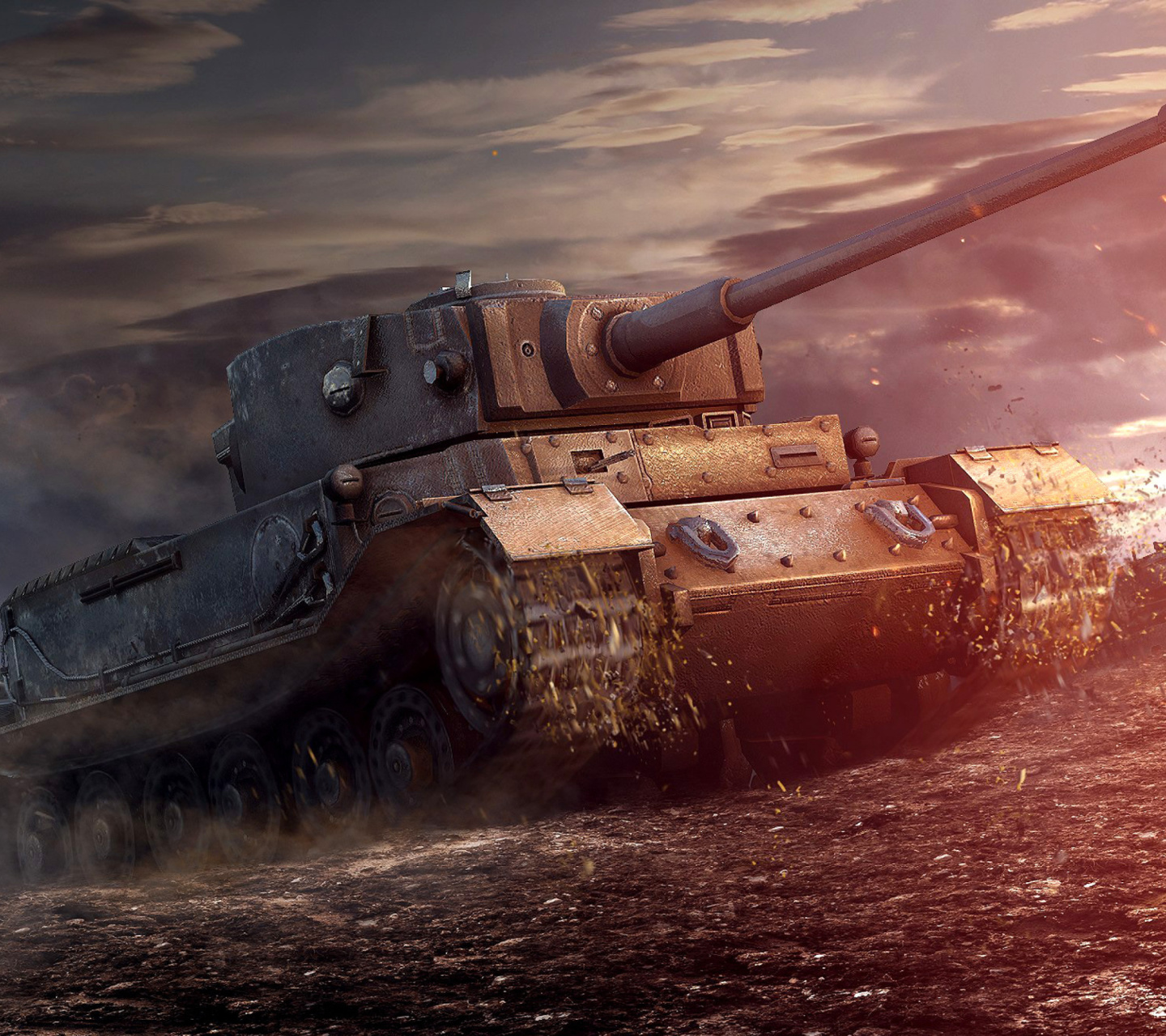 Fondo de pantalla ARL 44 Tank from World of Tanks 1440x1280