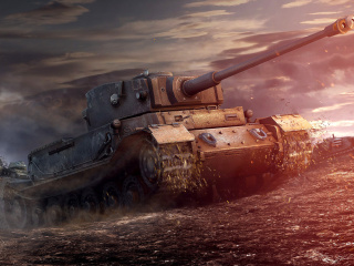 Screenshot №1 pro téma ARL 44 Tank from World of Tanks 320x240