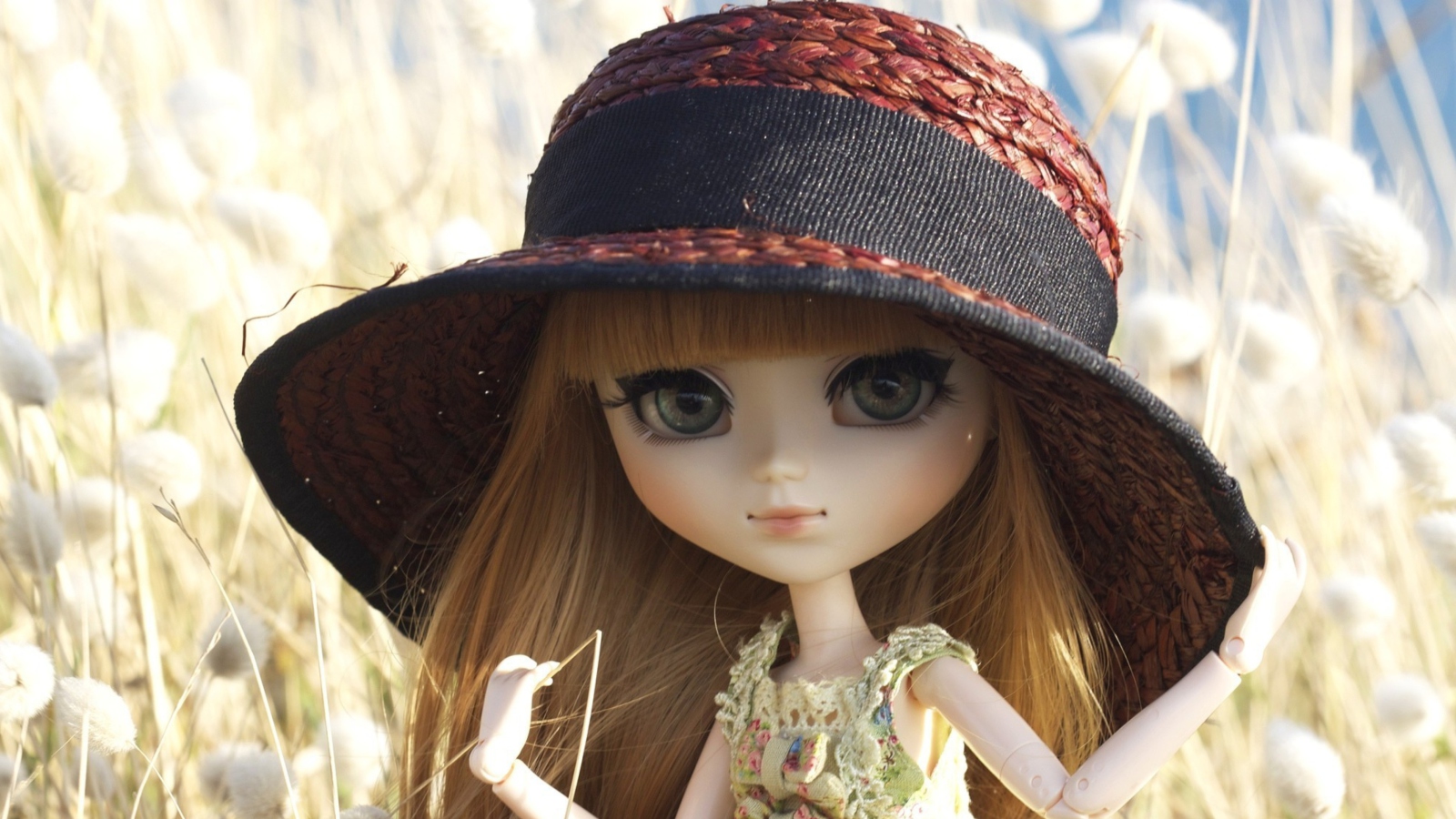 Pretty Doll In Hat screenshot #1 1600x900