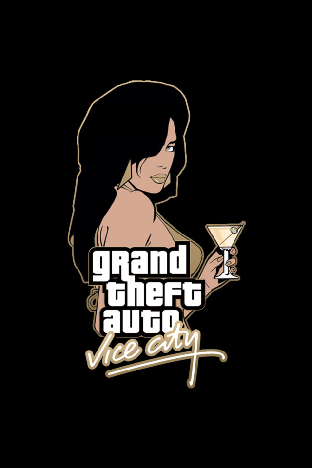 Обои Grand Theft Auto Vice City 640x960