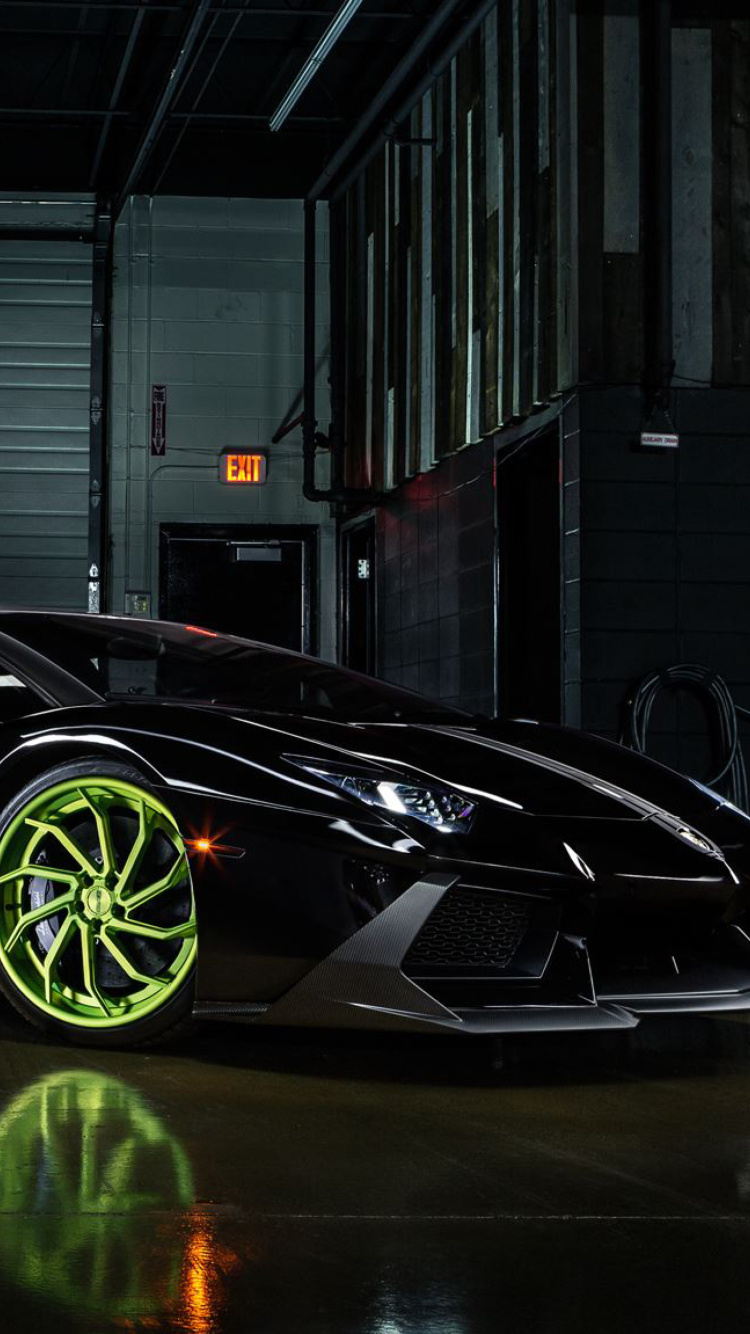 Screenshot №1 pro téma Lamborghini Aventador 750x1334