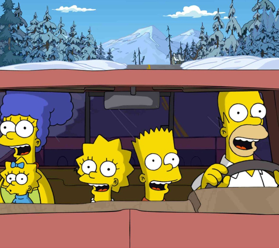 Fondo de pantalla Simpsons Family 960x854