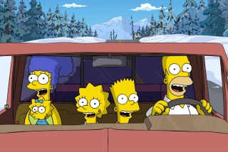 Simpsons Family - Obrázkek zdarma pro 1600x1200