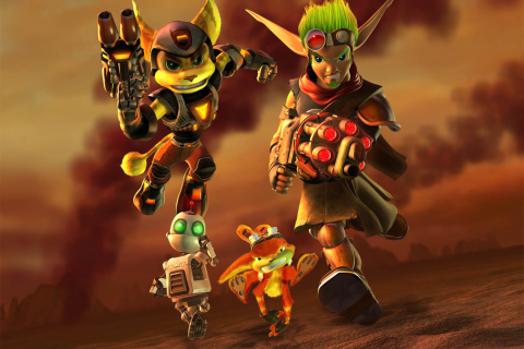 Jak and Daxter - Ratchet and Clank wallpaper 480x320
