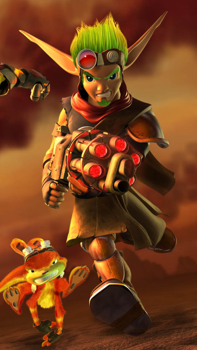 Jak and Daxter - Ratchet and Clank wallpaper 640x1136