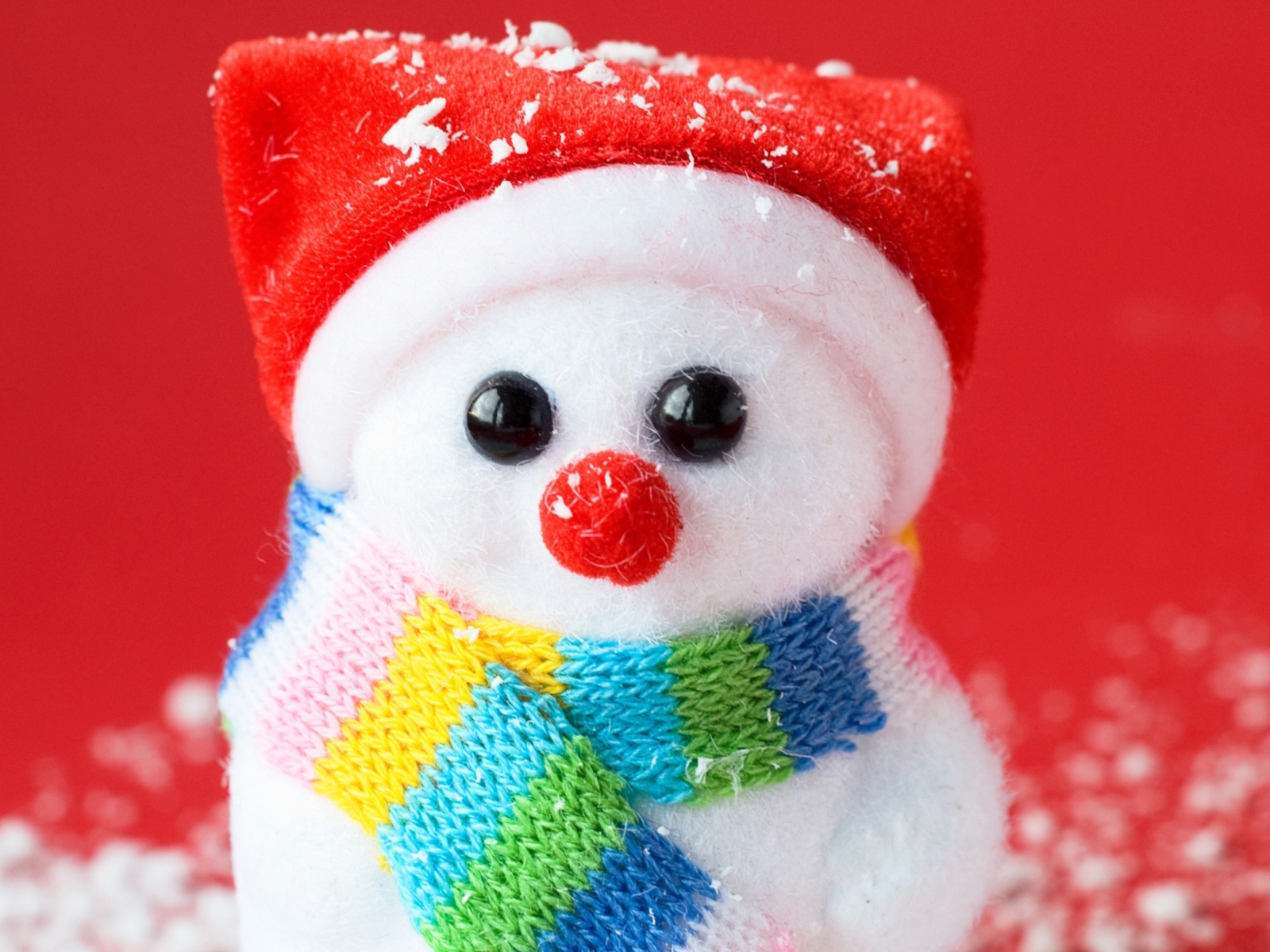 Das Cute Christmas Snowman Wallpaper 1600x1200