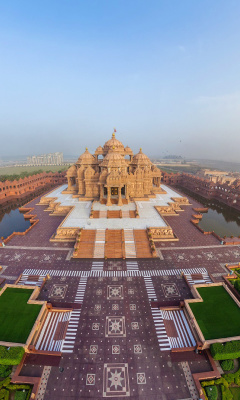Fondo de pantalla Akshardham, Delhi, Golden Temple 240x400