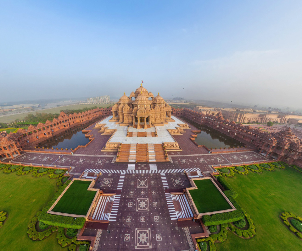 Fondo de pantalla Akshardham, Delhi, Golden Temple 960x800