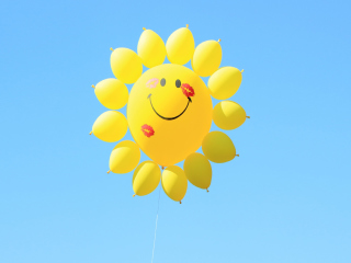 Das Happy Balloon Wallpaper 320x240