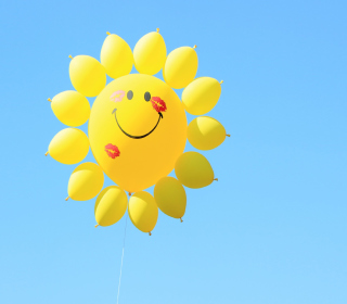 Kostenloses Happy Balloon Wallpaper für iPad Air