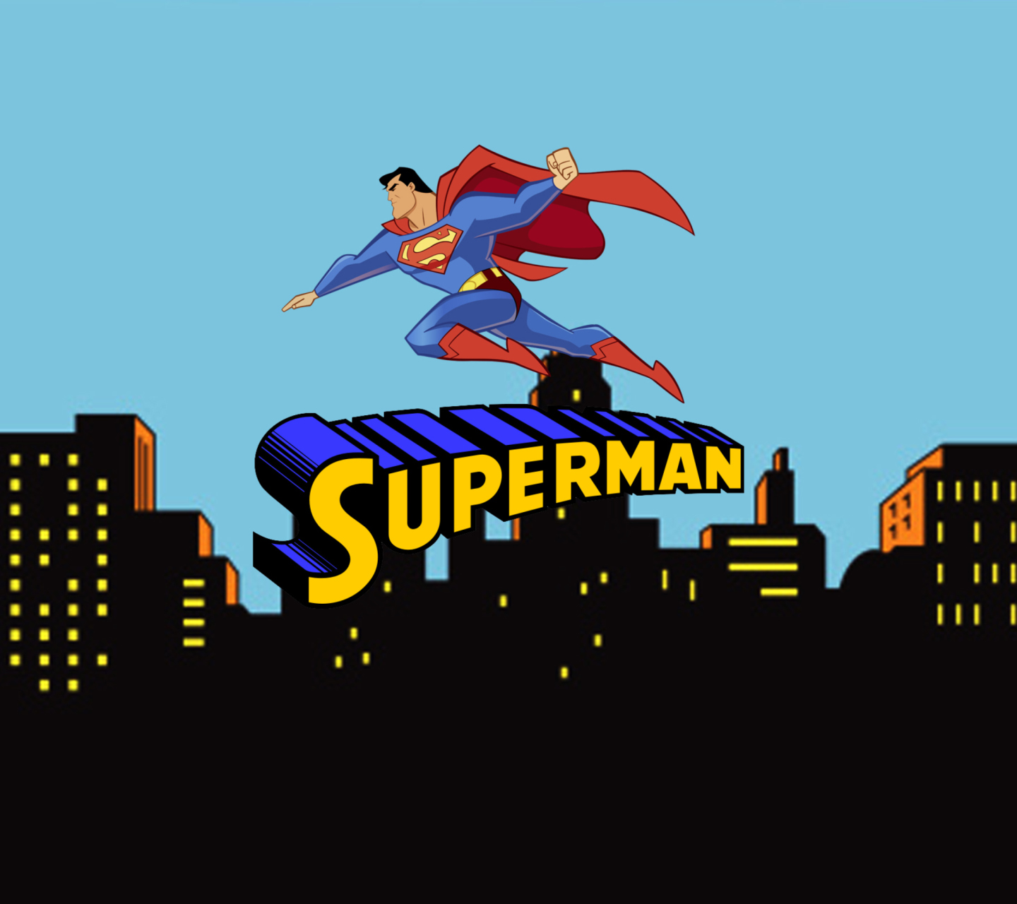 Sfondi Superman Cartoon 1440x1280