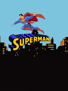 Superman Cartoon screenshot #1 240x320