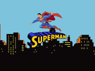 Fondo de pantalla Superman Cartoon 320x240