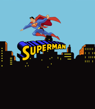 Superman Cartoon - Obrázkek zdarma pro Nokia C2-03