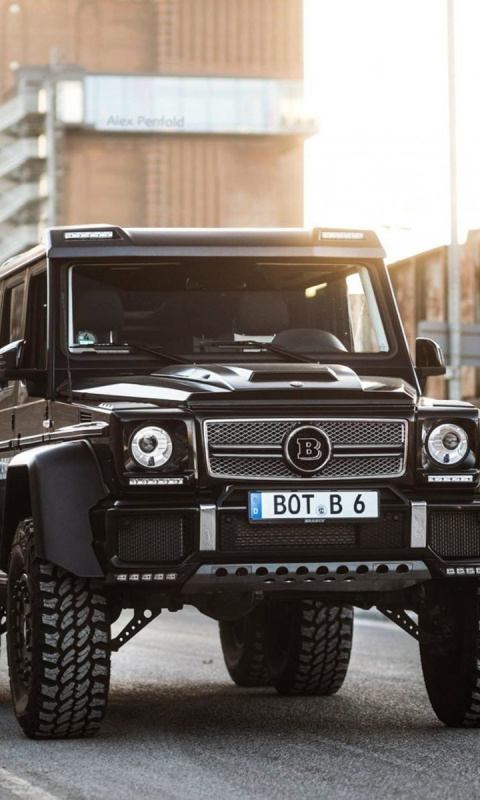 Mercedes Benz G63 AMG 6x6 Devil Pickup screenshot #1 480x800