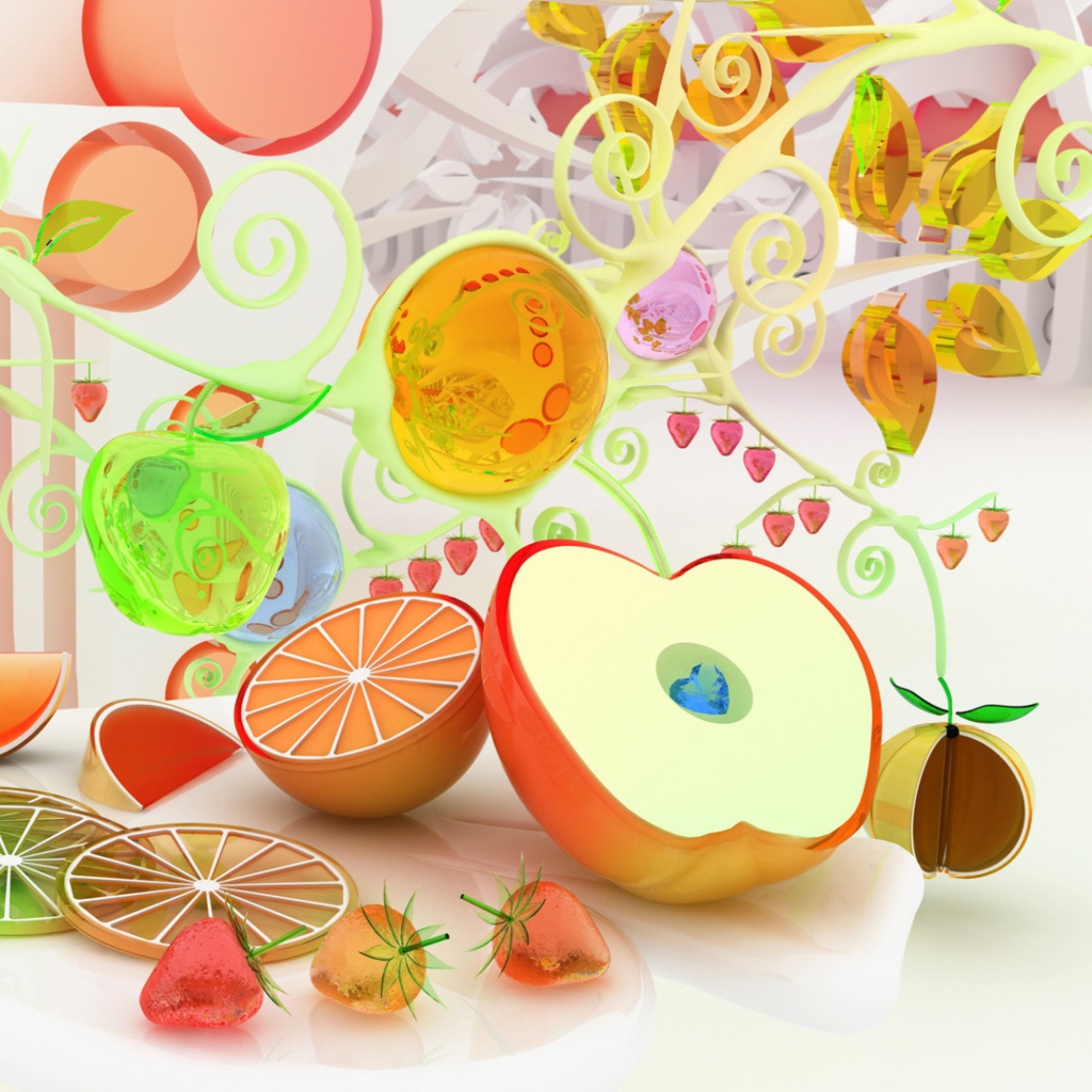 Das Fruit Wallpaper 1024x1024