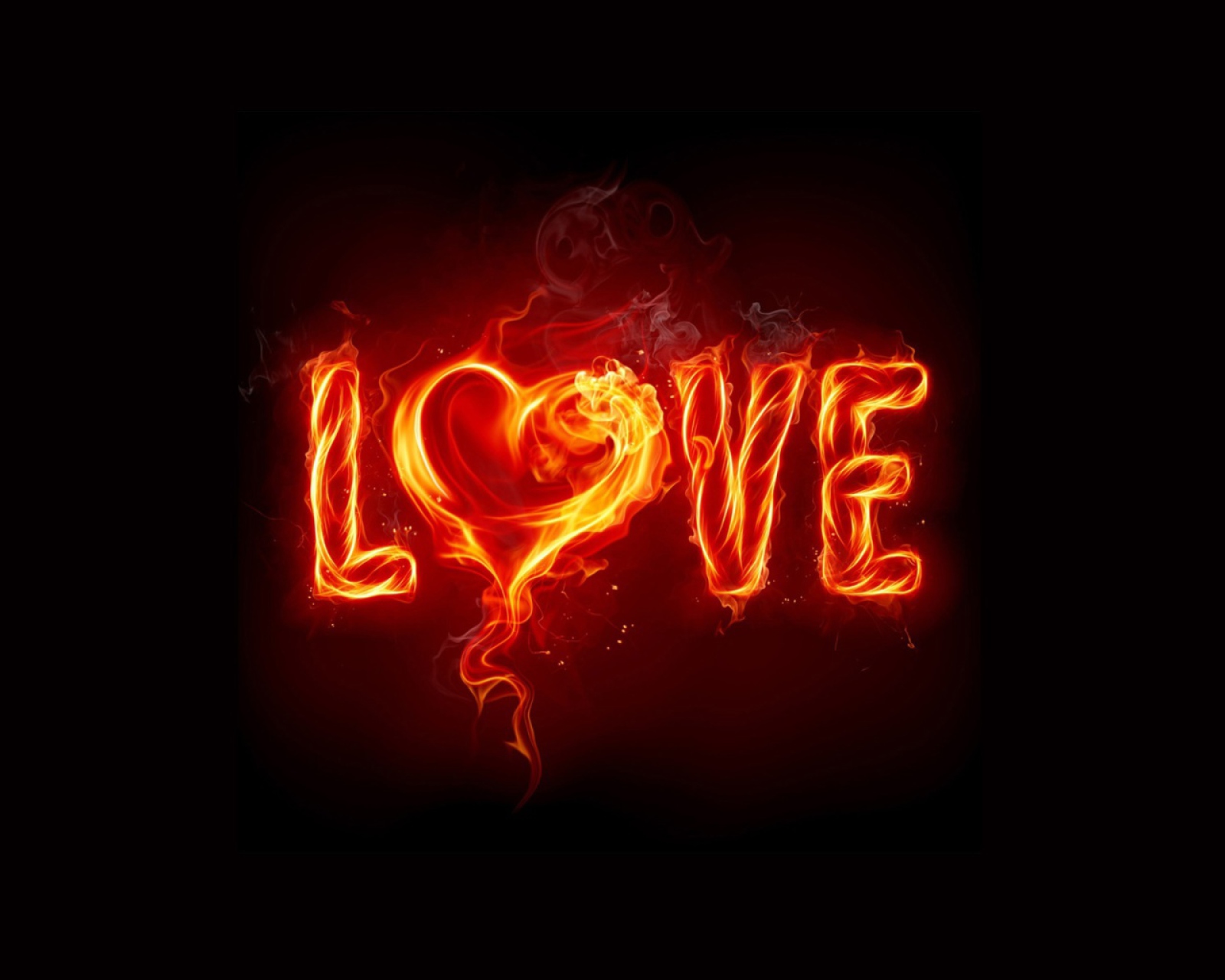 Fire Love wallpaper 1600x1280