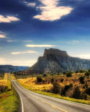 Landscape with great Rock wallpaper 128x160