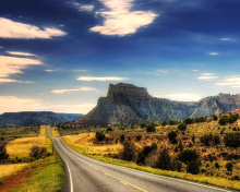 Landscape with great Rock wallpaper 220x176